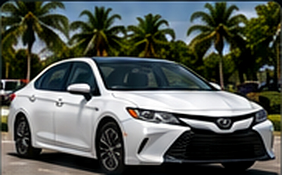 Representative white 2020 Toyota Camry